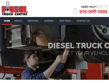 Tablet Screenshot of dieseltruckcentre.com